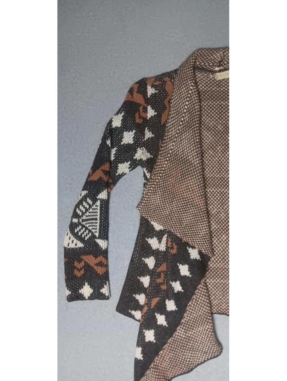 Altard State Open Front Waterfall Tiered Cardigan Womens Size Medium Multicolor - Picture 9 of 11